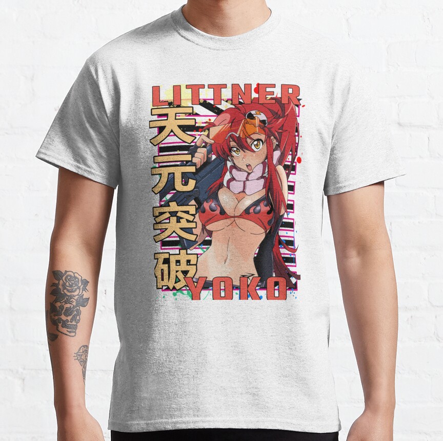 ssrcoclassic teemensfafafaca443f4786front altsquare product1000x1000.u1 26 - Gurren Lagann Store