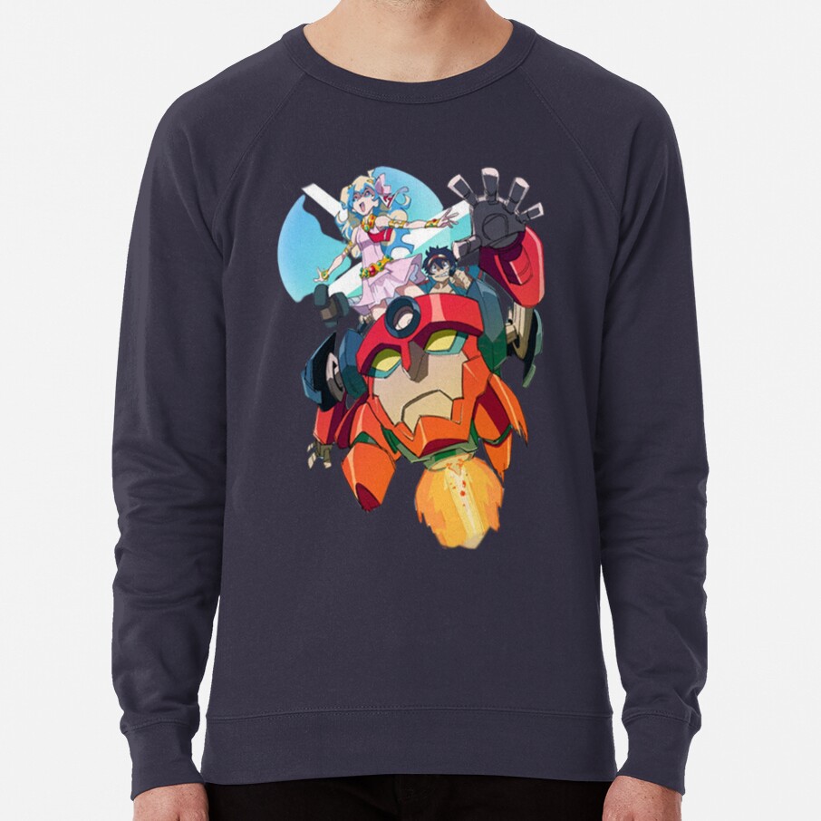 ssrcolightweight sweatshirtmens322e3f696a94a5d4frontsquare productx1000 bgf8f8f8 15 - Gurren Lagann Store