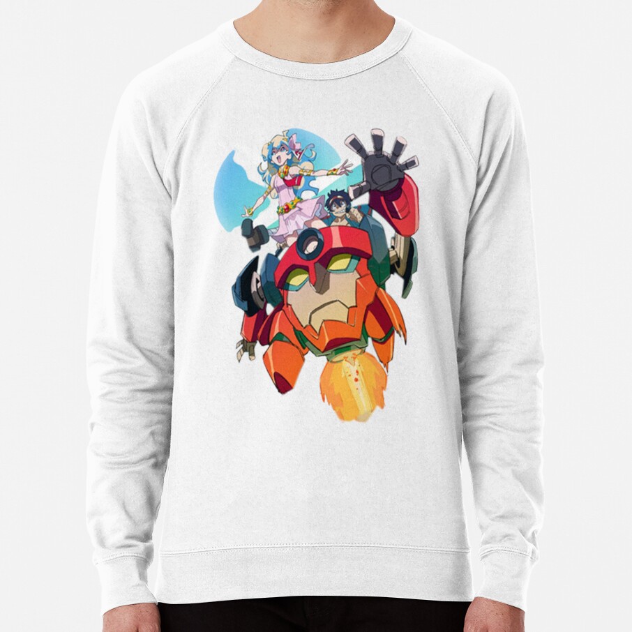 ssrcolightweight sweatshirtmensfafafaca443f4786frontsquare productx1000 bgf8f8f8 15 - Gurren Lagann Store